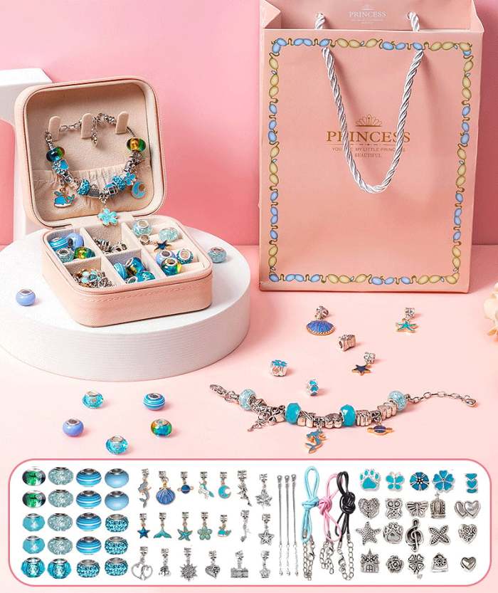 Best Gift To My Girl DIY Crystal Bracelet Set