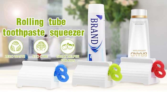 Rolling Toothpaste Squeezer