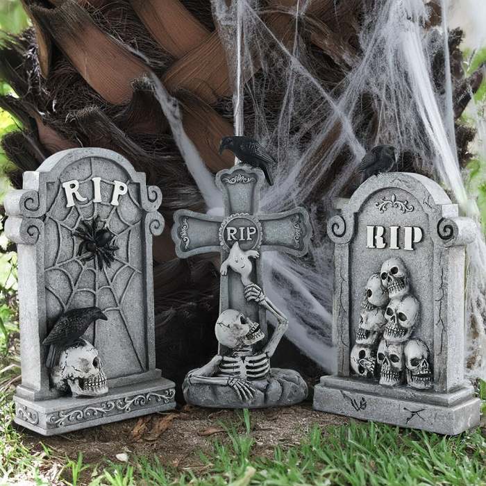 Halloween Exclusive OFFHalloween Gravestone Tombstone Prop by Veasoon