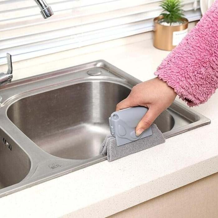 Fuller Creative Magic Reusable Groove Cleaning Brush For Window, Door, Sink & Others
