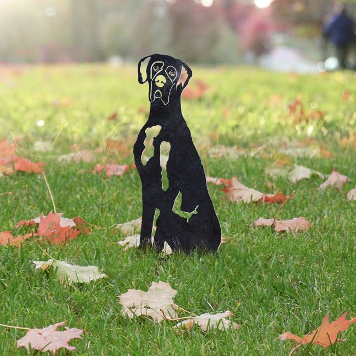 Great Dane Metal Silhouette