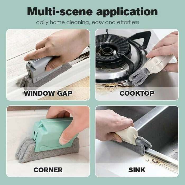 Magic window cleaning brush- Quickly clean all corners and gaps