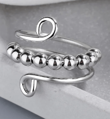 Promotion 49% OFF For Daughter - Drive Away Your Anxiety Circle Beads Fidget Ring