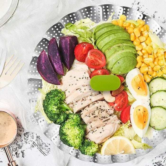 Stainless Steel Vegetable Steamer--Folding Steamer