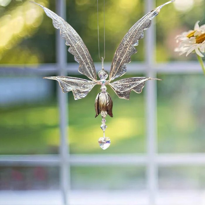 BEST GIFTAngel Wings Butterfly Wind Chime