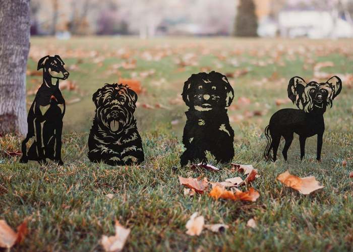 Havanese Metal Dog Silhouette