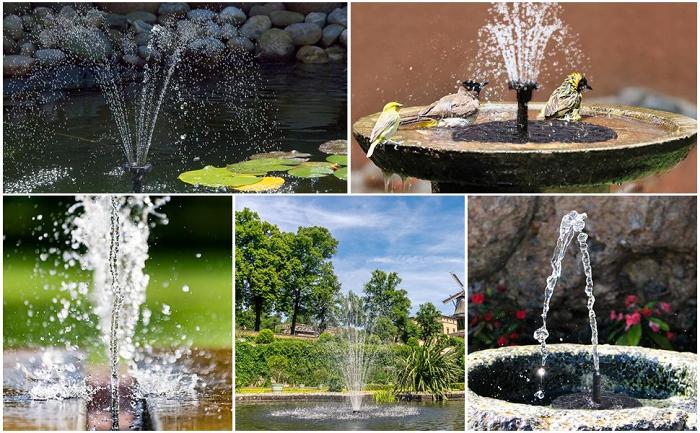 49% OFF-Solar-Powered Bird Fountain Kit