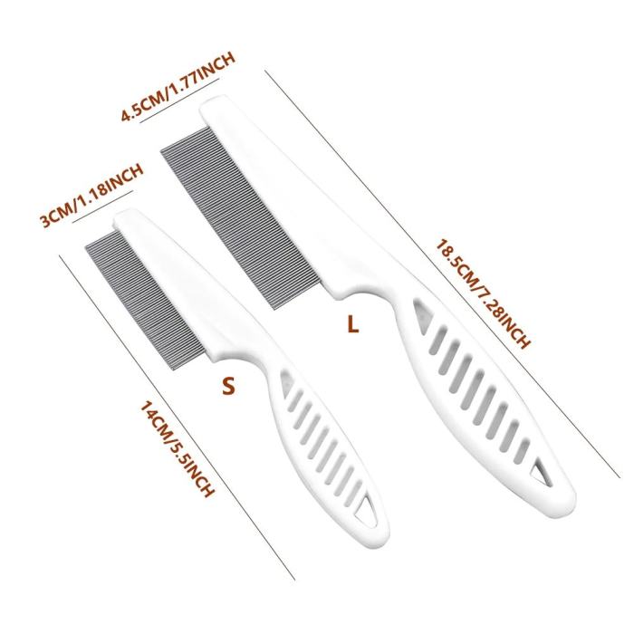 2023 Confidentiay Multifunctional Pet Hair Comb Flea and Tear Stain Removal