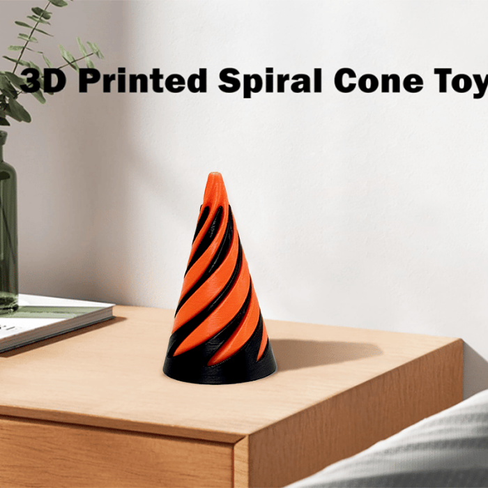Spiral 3D Cone Decompression Toy by Veasoon