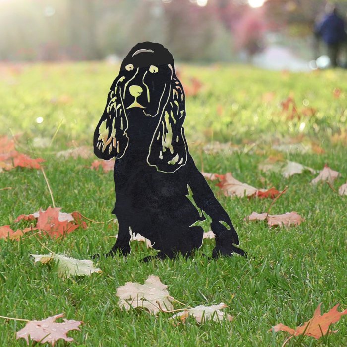 Cocker Spaniel Metal Silhouette
