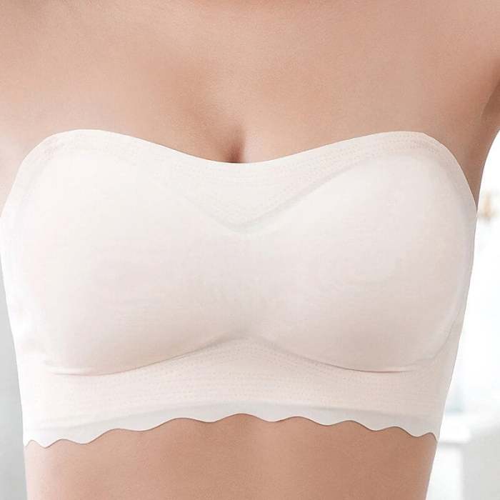 LAST DAY 49% OFF-Plus size Sexy Strapless Invisible Push Up Bra(Buy 1 Get 2 Free)