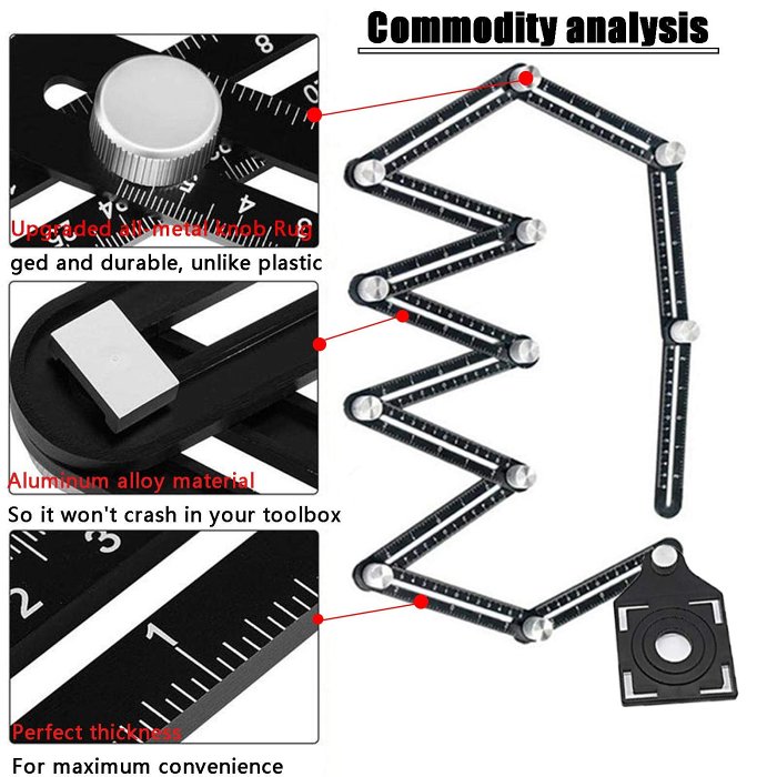 (HOT SALE NOW 49% OFF) -Multi-Angle Measuring Ruler