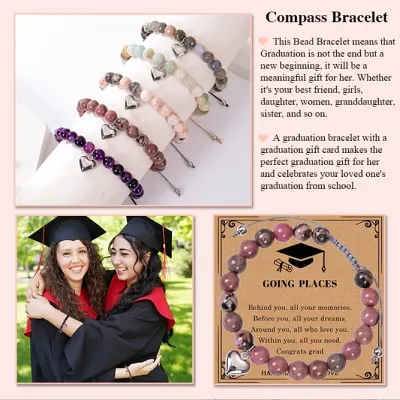 Jewelry & Cards Onyx Graduation Bracelet
