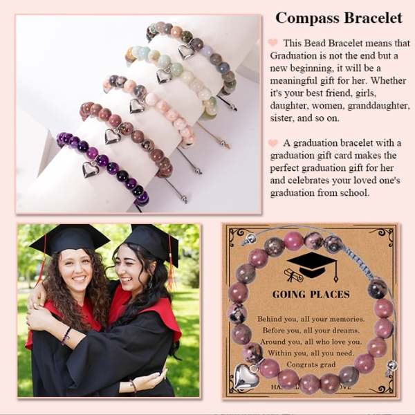 Jewelry & Cards Onyx Graduation Bracelet