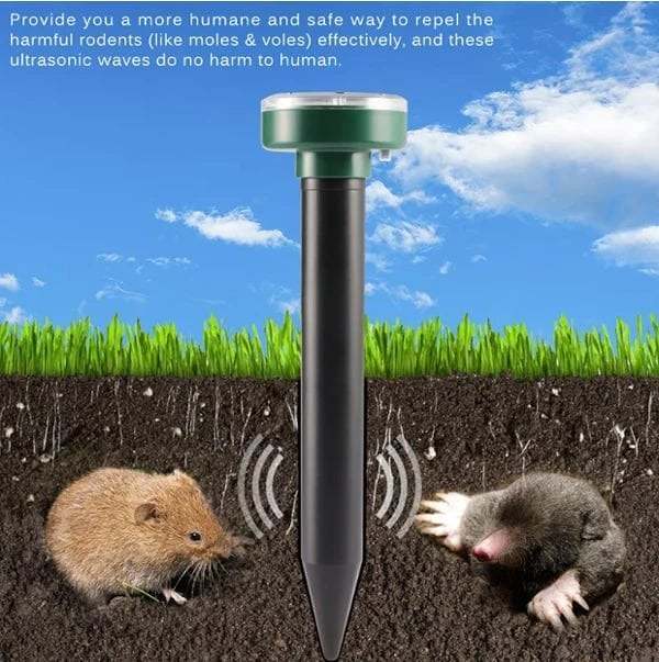 Solar Power Mouse Mole Snakes Pest Rodent Repeller