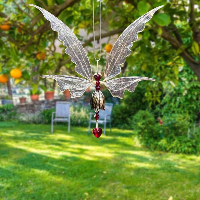 BEST GIFTAngel Wings Butterfly Wind Chime