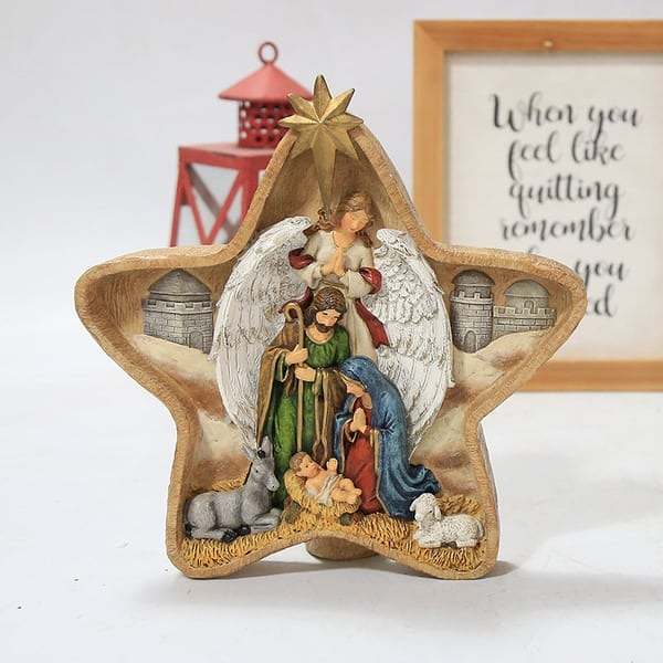 Christian Jesus Birth Scene Decorative
