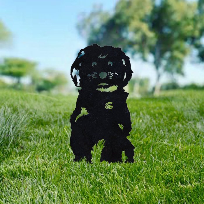 Havanese Metal Dog Silhouette