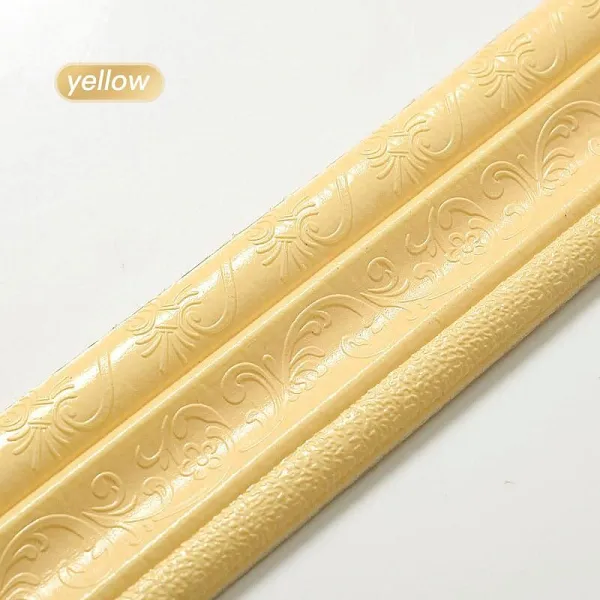 Self-Adhesive Environmental Protection 3D Wall Edging Strip (7.55 FEET/ROLL)