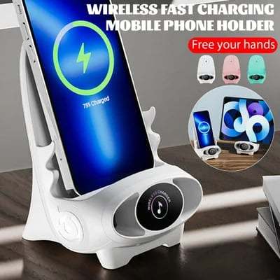 (HOT SALE NOW 49% OFF) - Mini Chair Wireless Fast Charger Multifunctional Phone Holder