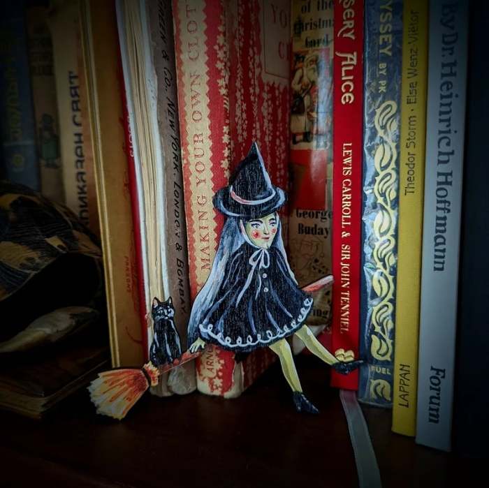 HandmadeVintage Halloween hanging ornament