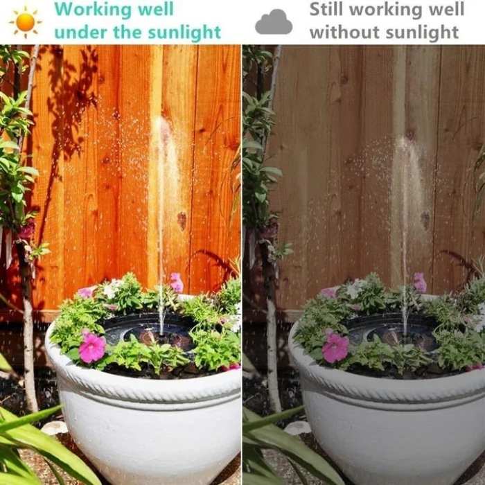 49% OFF-Solar-Powered Bird Fountain Kit