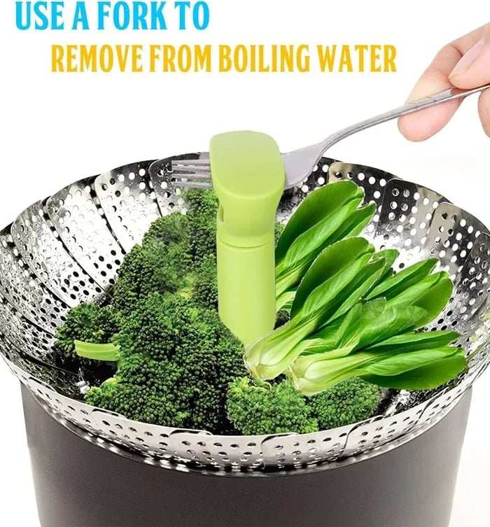 Stainless Steel Vegetable Steamer--Folding Steamer