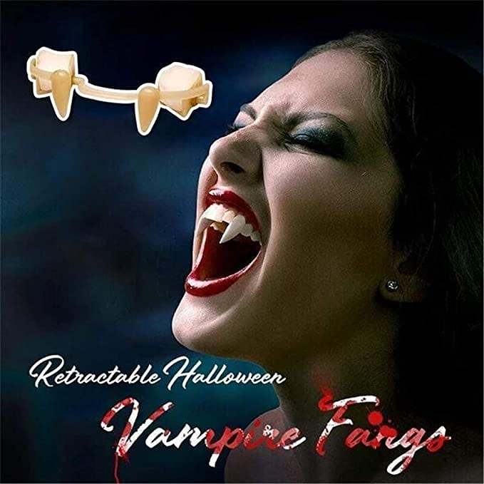 Retractable Halloween Vampire Fangs by Veasoon