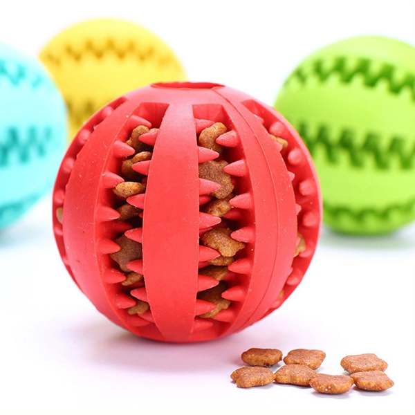 Pet Dog Toy tooth cleaning indestructible dog food ball