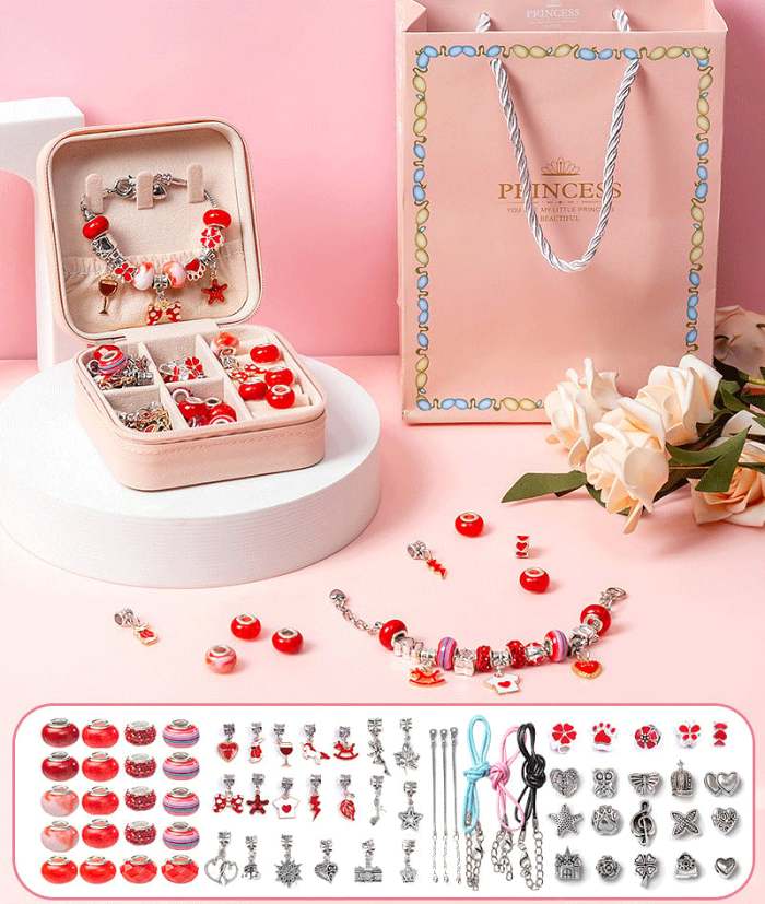 Best Gift To My Girl DIY Crystal Bracelet Set