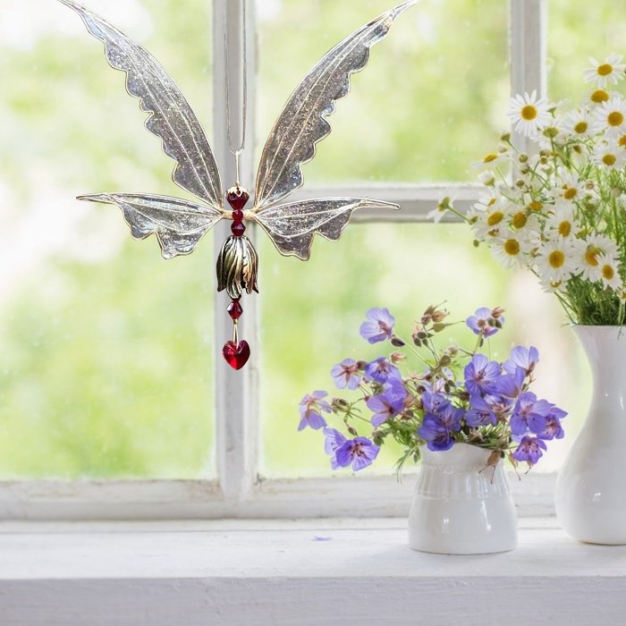 BEST GIFTAngel Wings Butterfly Wind Chime