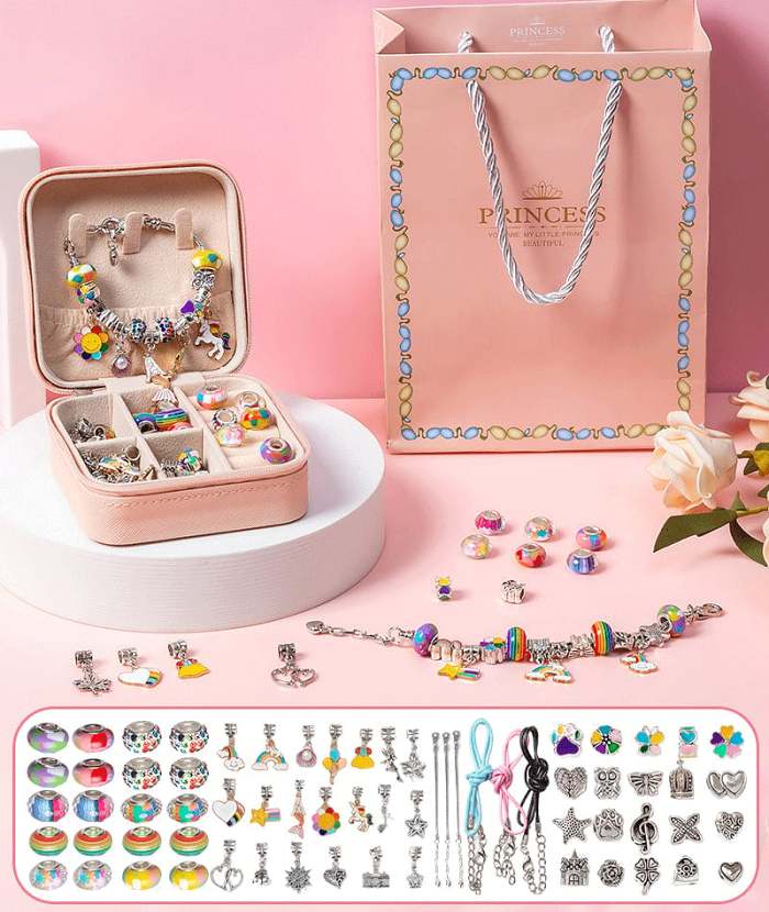 Best Gift To My Girl DIY Crystal Bracelet Set