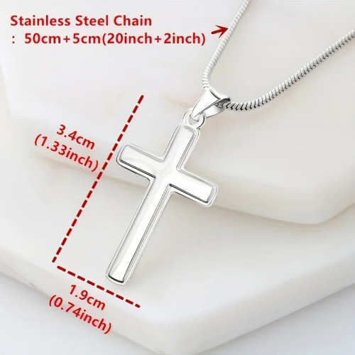 To My Dad All My Heart From Your Daughter Cross Necklace by Veasoon