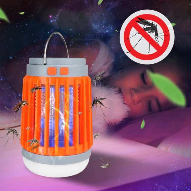 Outdoor Waterproof Solar Lighting Mosquito Killer Lamp