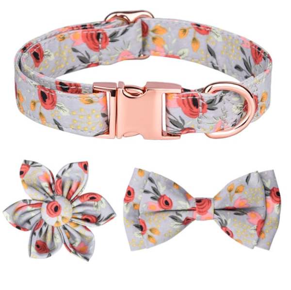 Yellow Floral Flower Collar
