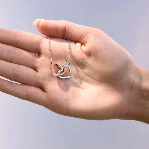 To My Beautiful Granddaughter Gift in Box Necklace with card by Veasoon