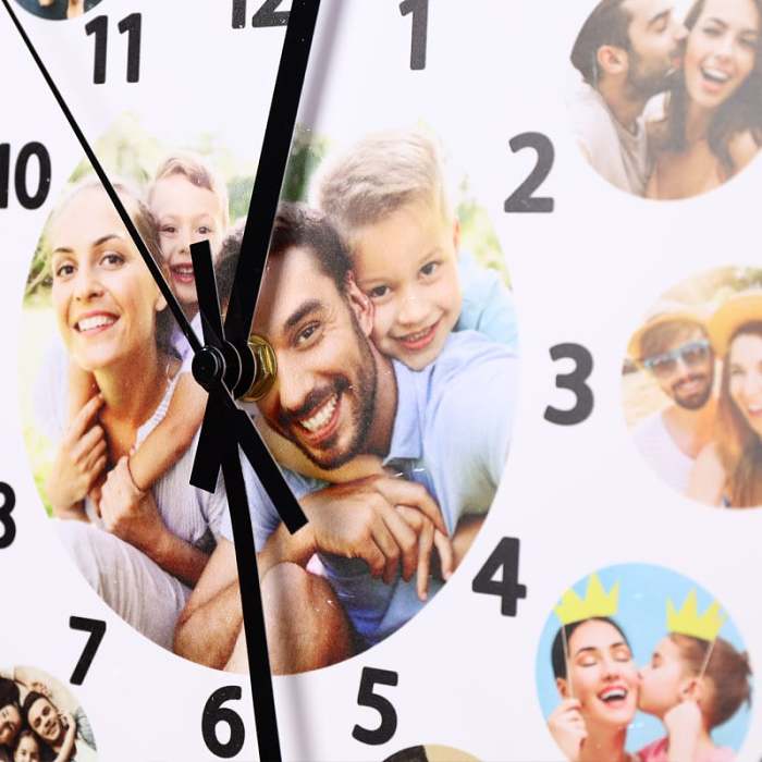 (Mother's Day Promotion - 49% OFF)Custom Photo Silent Clock