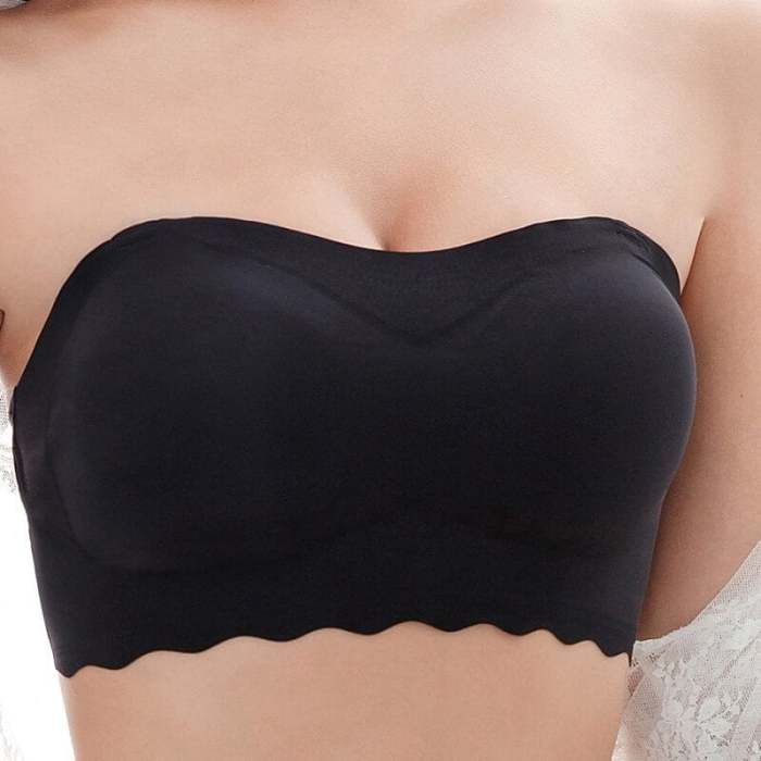 LAST DAY 49% OFF-Plus size Sexy Strapless Invisible Push Up Bra(Buy 1 Get 2 Free)