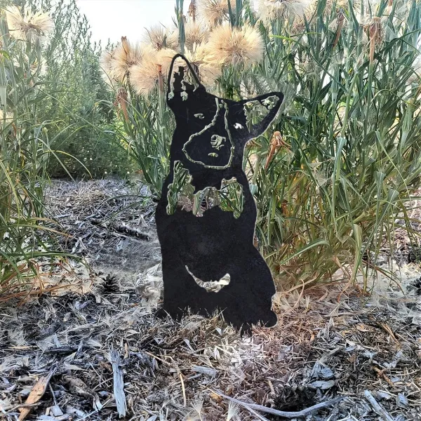 Blue Heeler Metal Silhouette