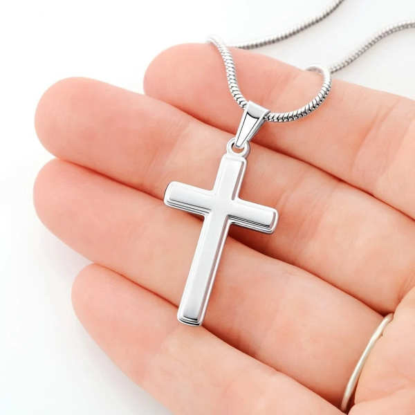 To My Dad All My Heart From Your Daughter Cross Necklace by Veasoon