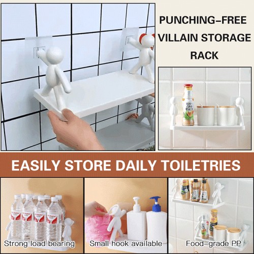 HOT SALE - 49% OFFThe kitchen toilet receive shelf