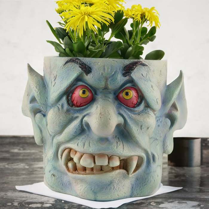 Halloween Limited Time Sale-2024 Halloween Ghost Face Flower Pot