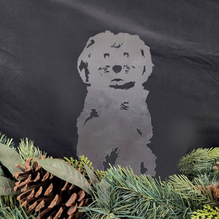Havanese Metal Dog Silhouette