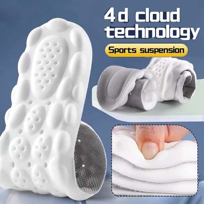 4D Cloud Cushion Shoe Inserts