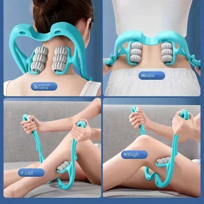 6-Wheel Manual Massager
