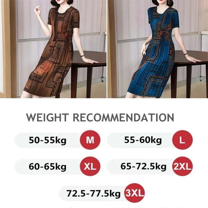 New Fashionable Pleated Dress