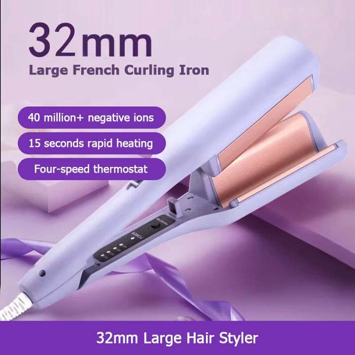 LAST DAY 49% OFF - French Wave Curling Iron Free Shipping