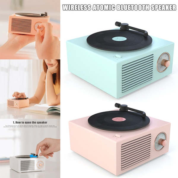 Retro Vinyl Wireless Speaker