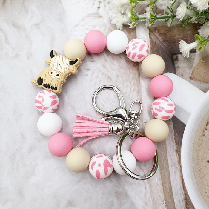 Highland cow Keychain