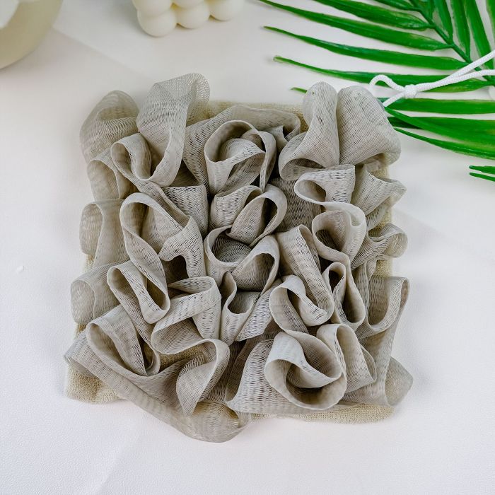 2-in-1 Bath Loofah Sponge-Amazing bubble volume